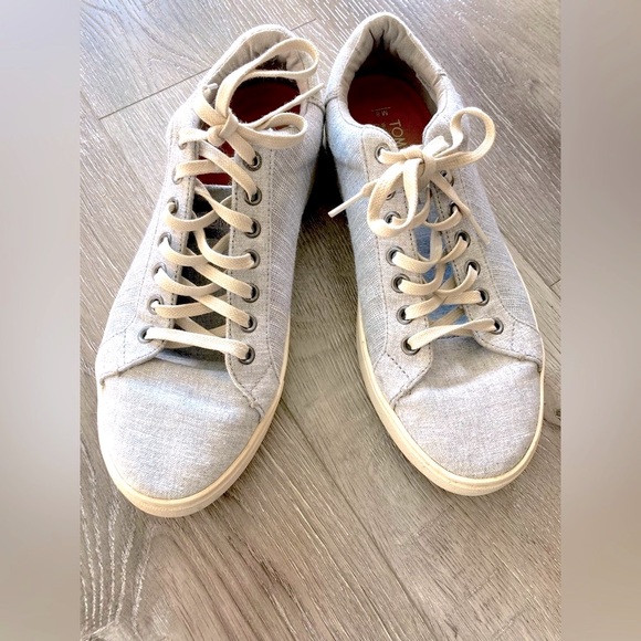 Gray Toms Men Size 8 - Picture 1 of 6